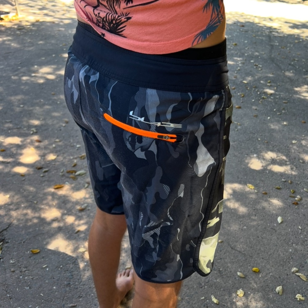 OAKLEY BLADE MEN BOARD SHORTS SURFER SURFING SWIMWEAR Camouflage STRETCH EDGE 32 - Picture 9 of 16